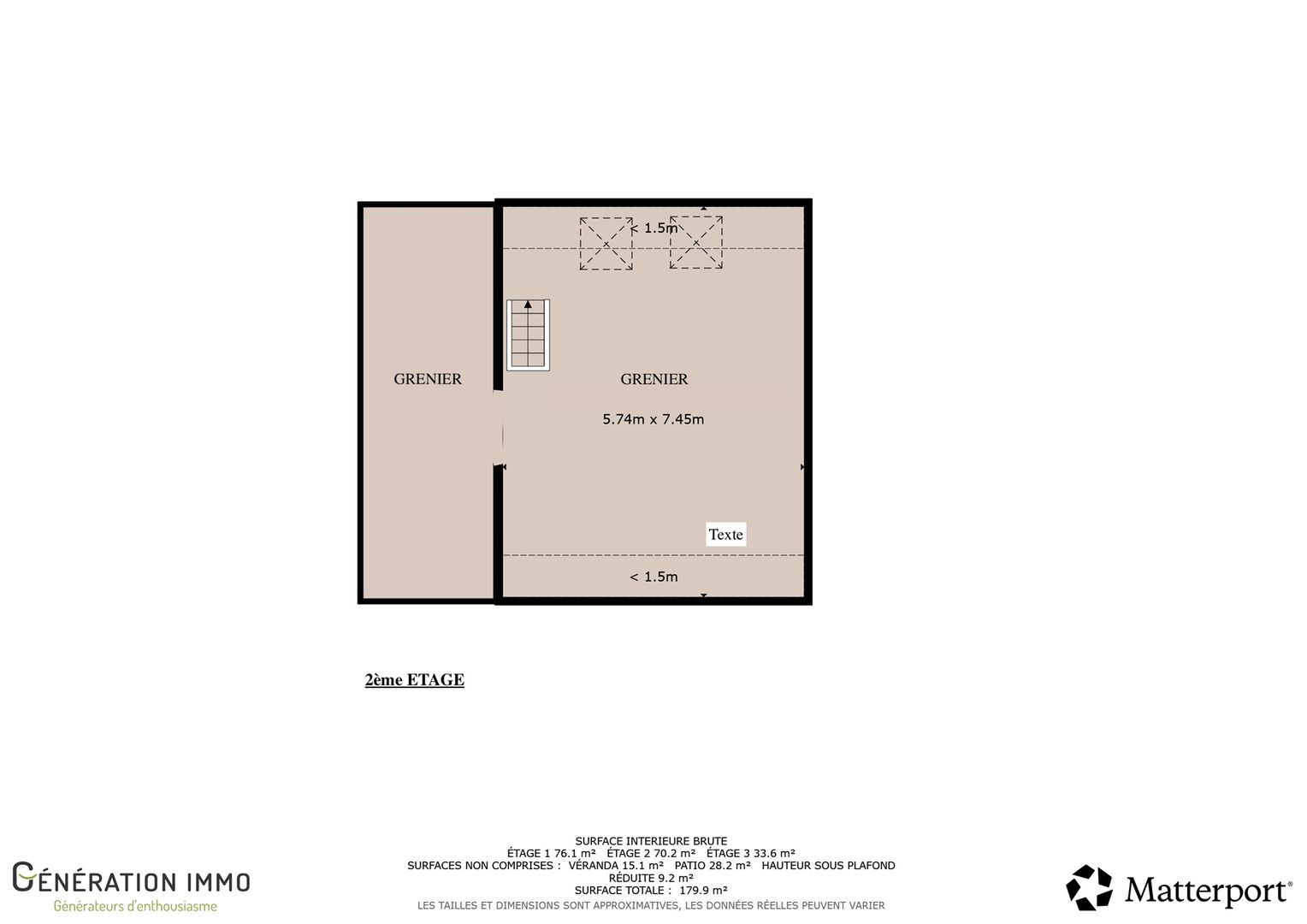 Maison familiale avec jardin, proche gare-commerces-E411 Photo 14