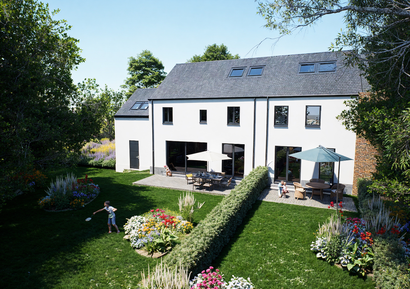 Belle maison neuve dans un cadre verdoyant et calme. Photo 15