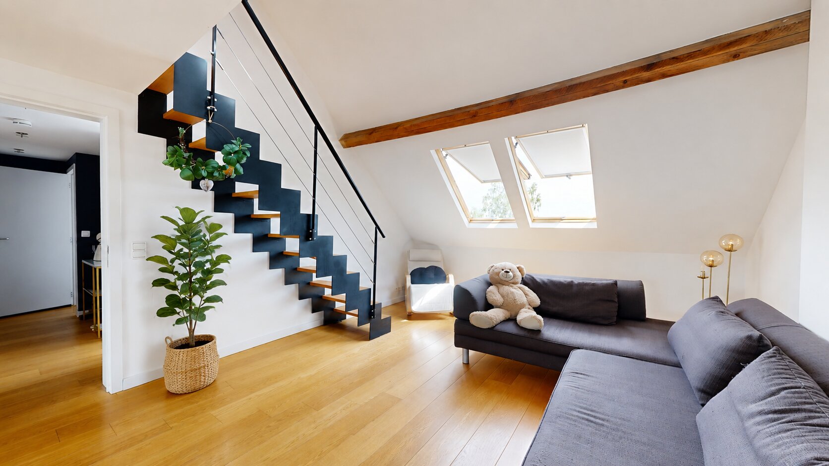 Duplex avec terrasse à deux pas de la gare Photo 2