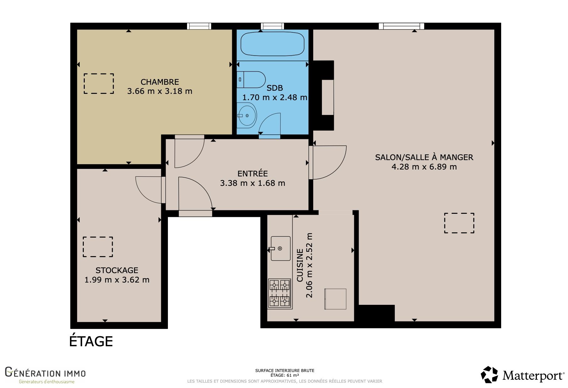 1 bedroom apartment with 1 office, a stone's throw from LLN Photo 9