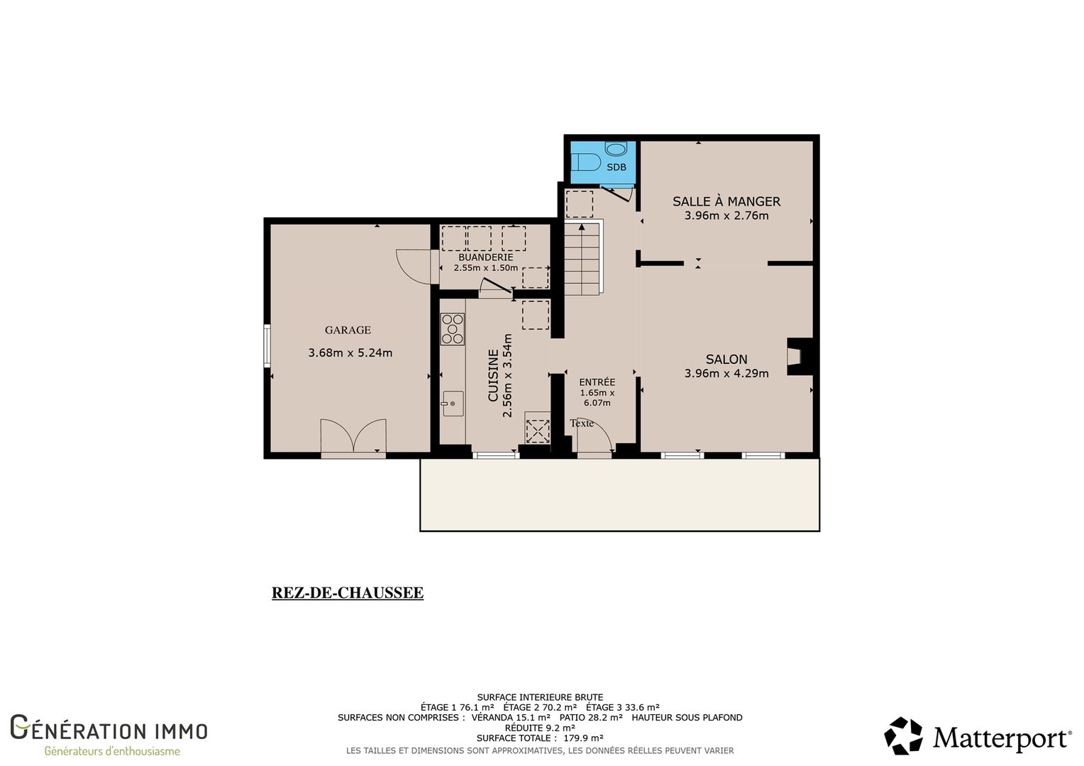 Maison familiale avec jardin, proche gare-commerces-E411 Photo 6