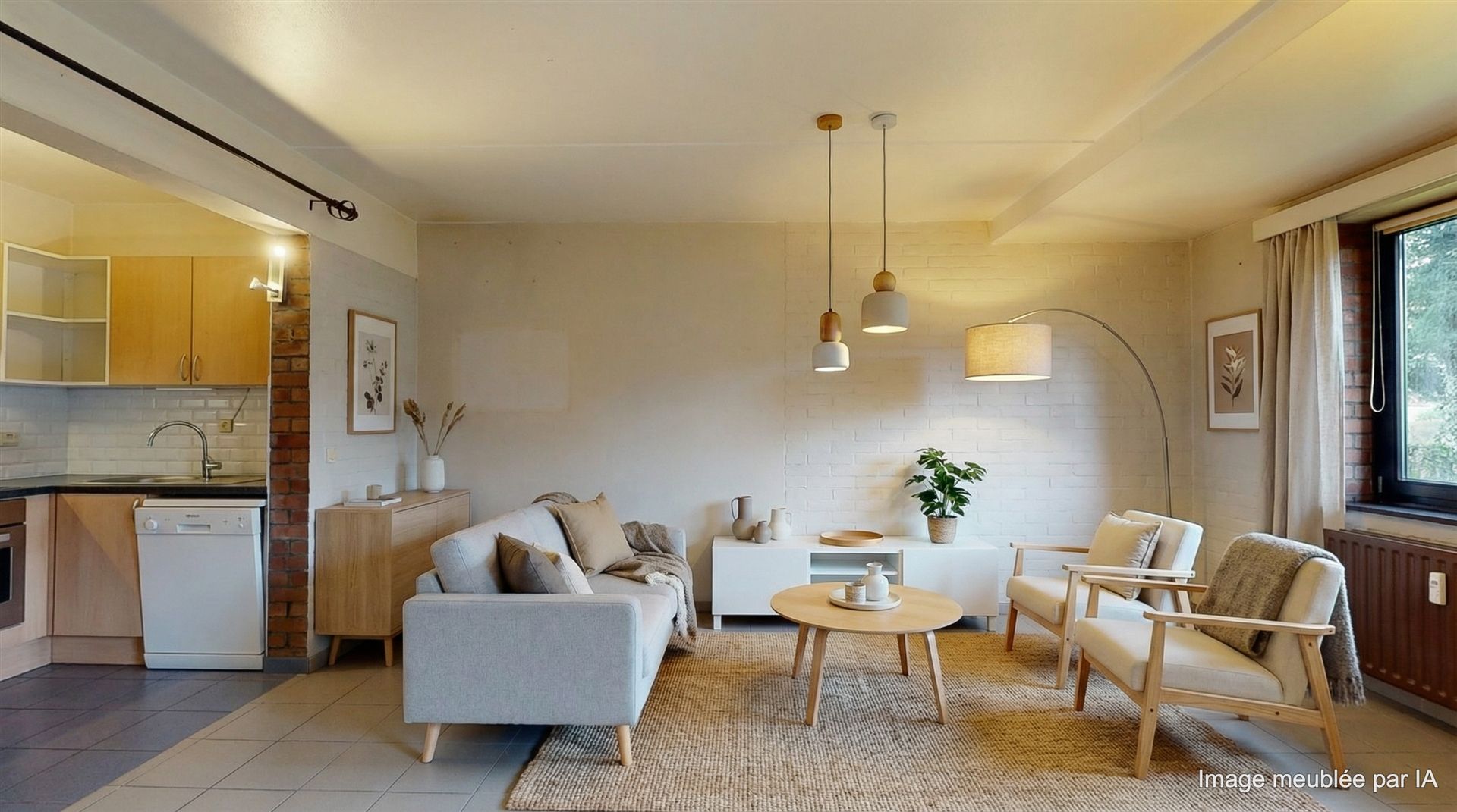 Ground floor: 2 bedrooms, terrace and 2 parking spaces Photo 3