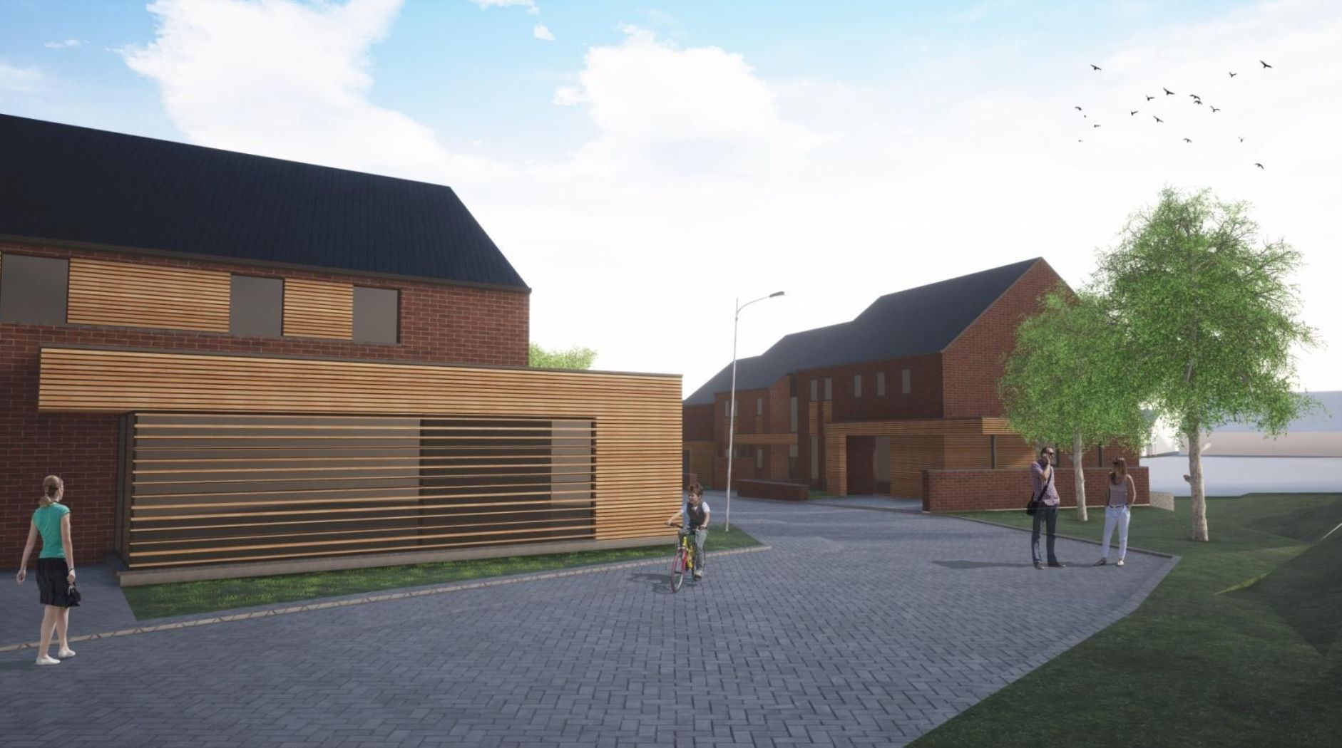 New house with 2 facades Photo 5