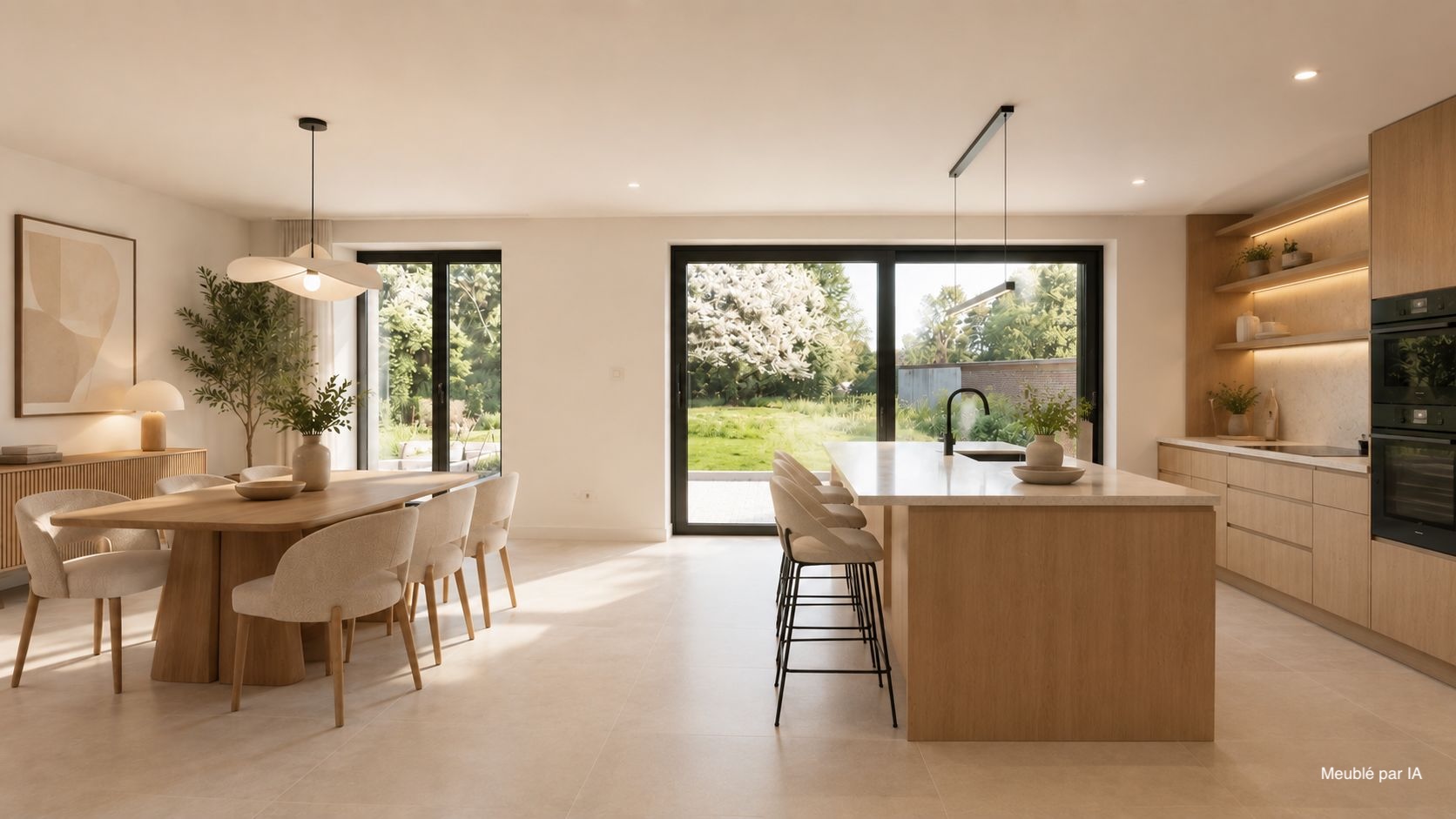 Superbe maison neuve 4ch dans un cadre verdoyant et calme. Photo 2
